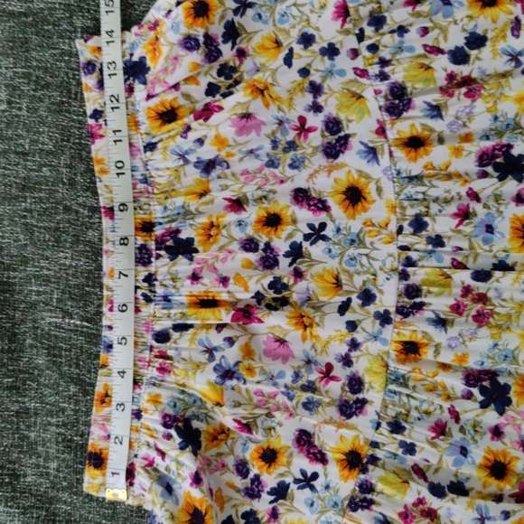 Colorful Floral Midi Skirt - Picture 10 of 10